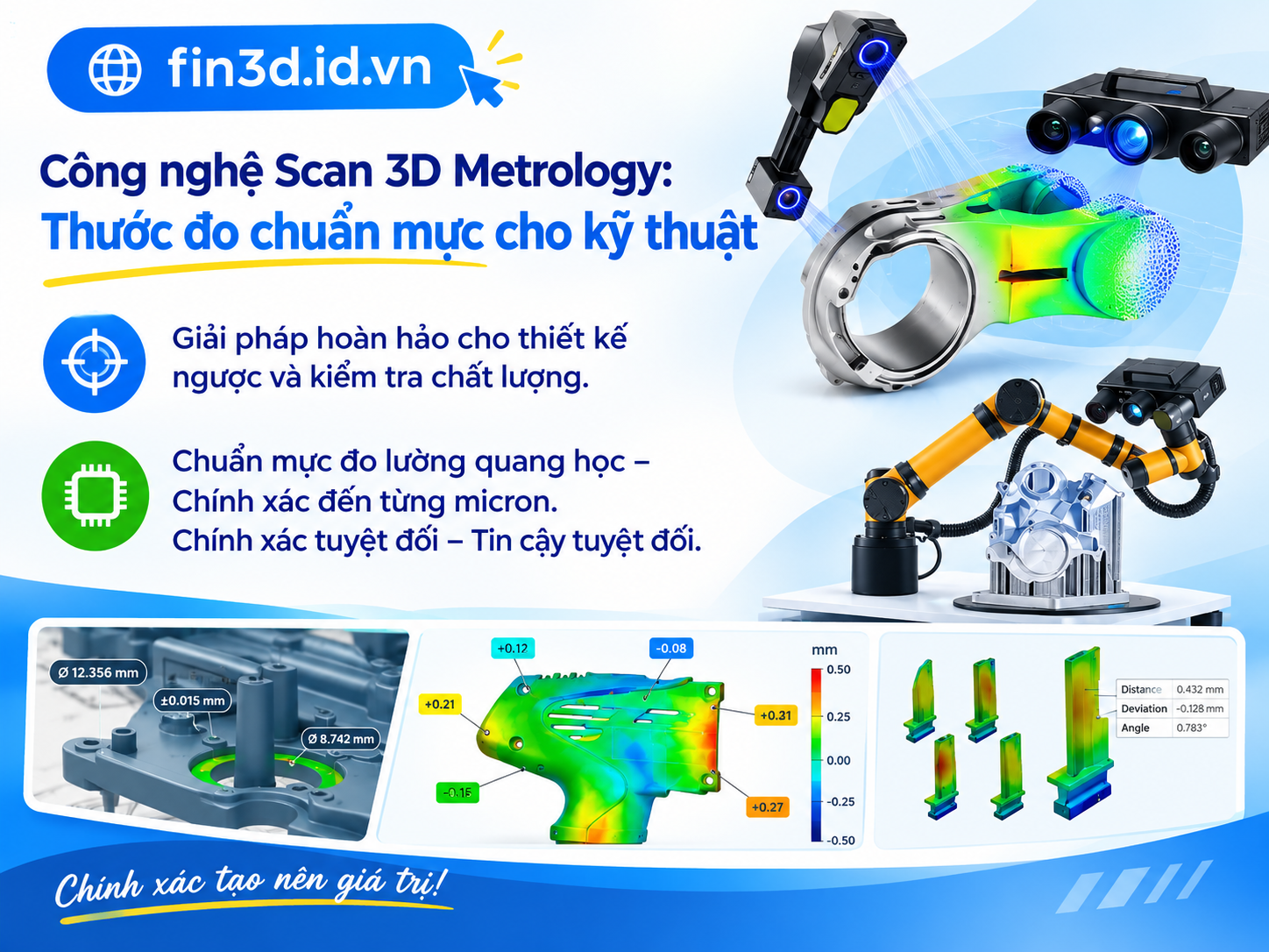SCAN3D-Quét chính xác tuyệt đối